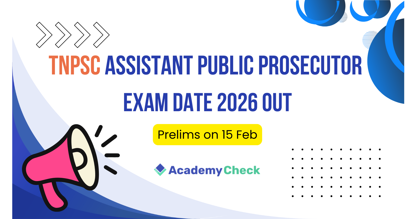 TNPSC Assistant Public Prosecutor Exam Date 2026 Out | Prelims on 15 Feb